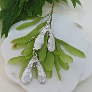 Whirlybirds Seed Earrings