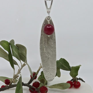 Silvery Berry pendant